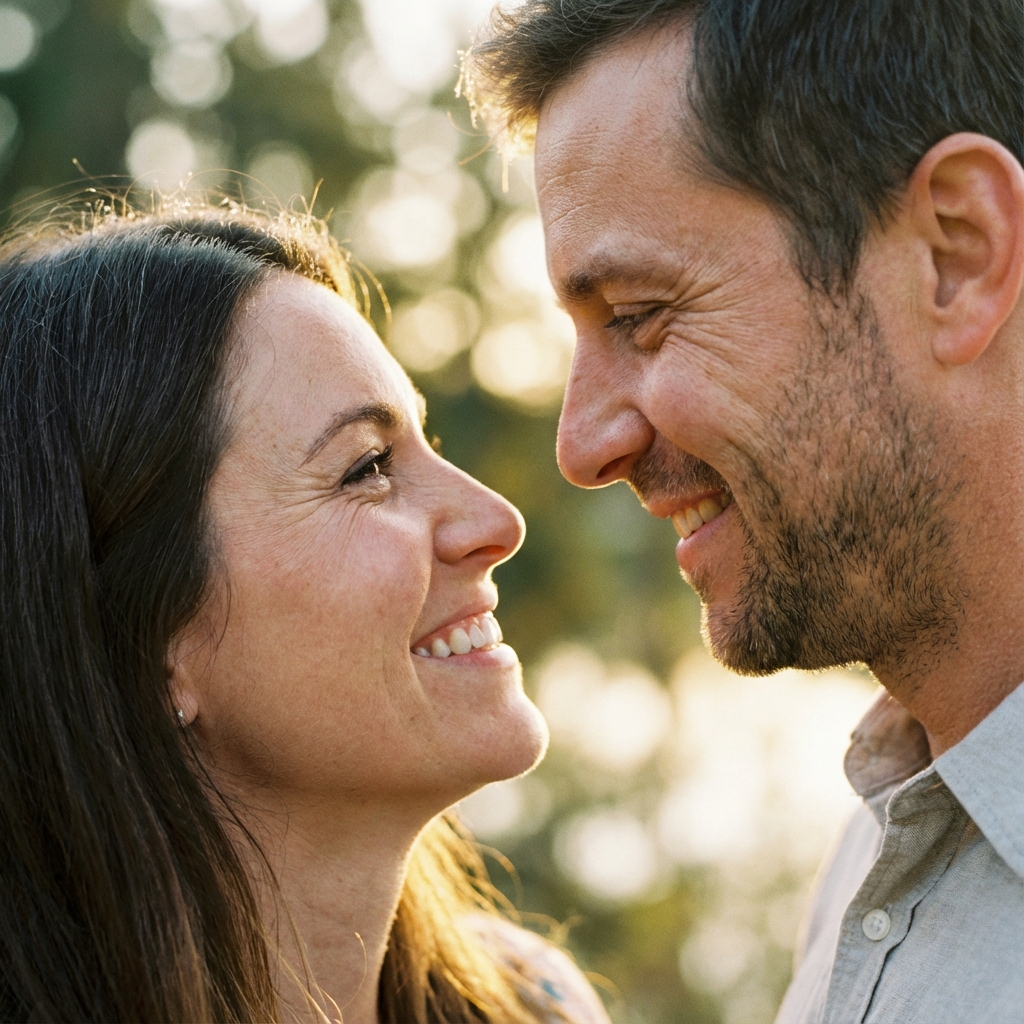 Couple enjoying a meaningful connection